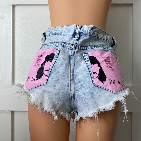 evenuel Pants - Custom Painted Jean Shorts*